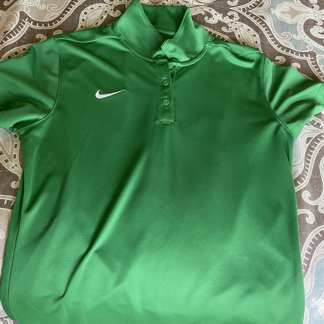 dri fit green polo shirts