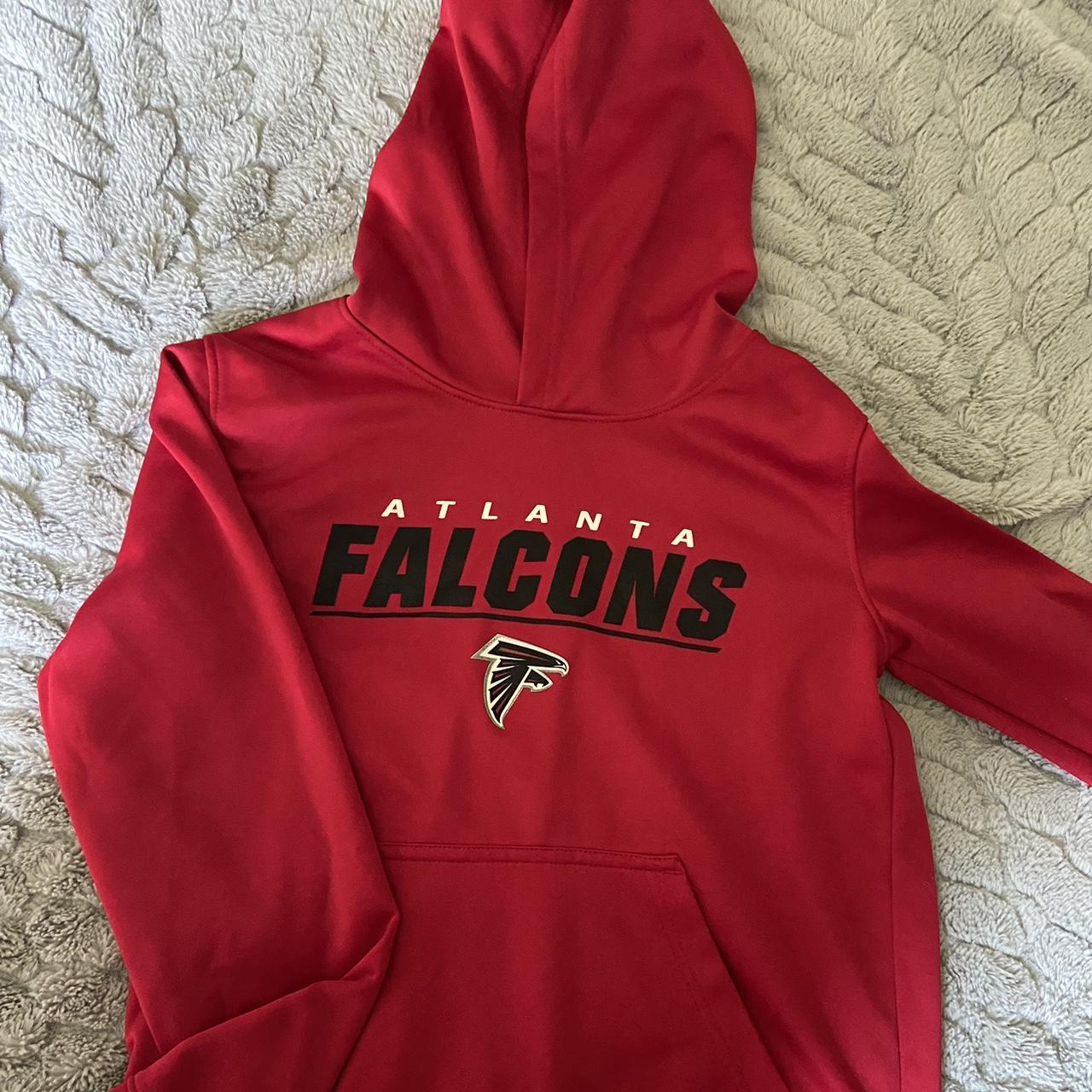 NFL Team Apparel Atlanta Falcons Hoodie Sweatshirt Youth Sz M 10-12