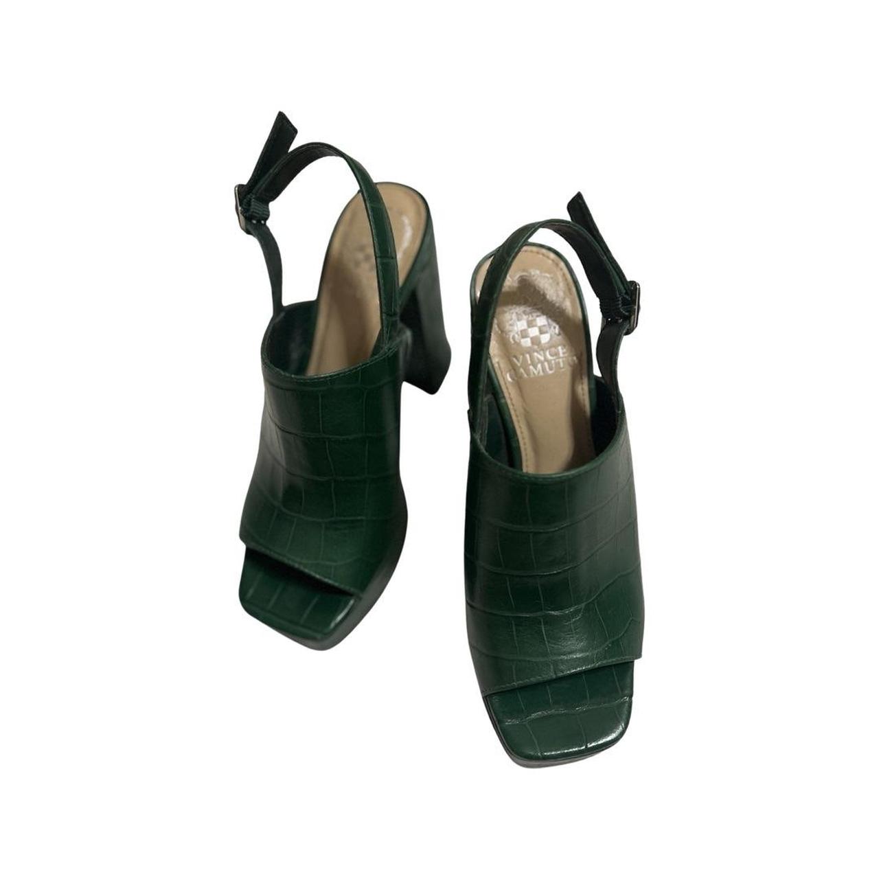 vince camuto green heels