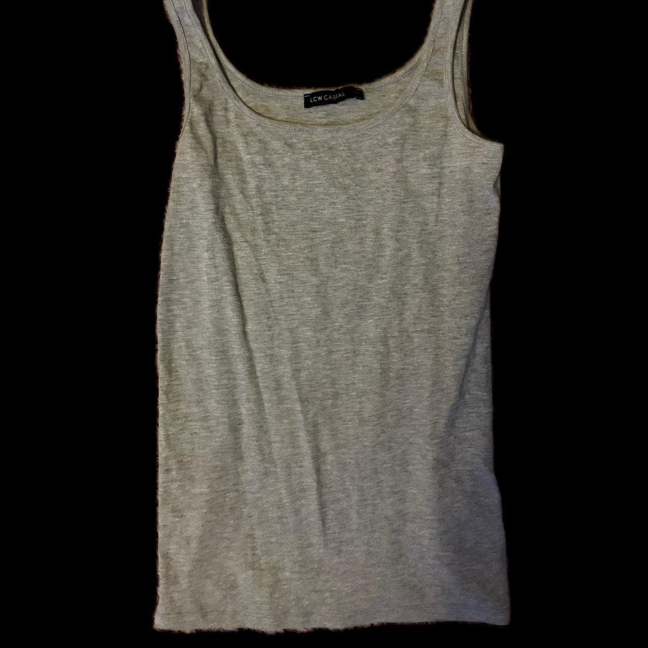 LCW brand grey tank top Not a crop fit, slim... - Depop