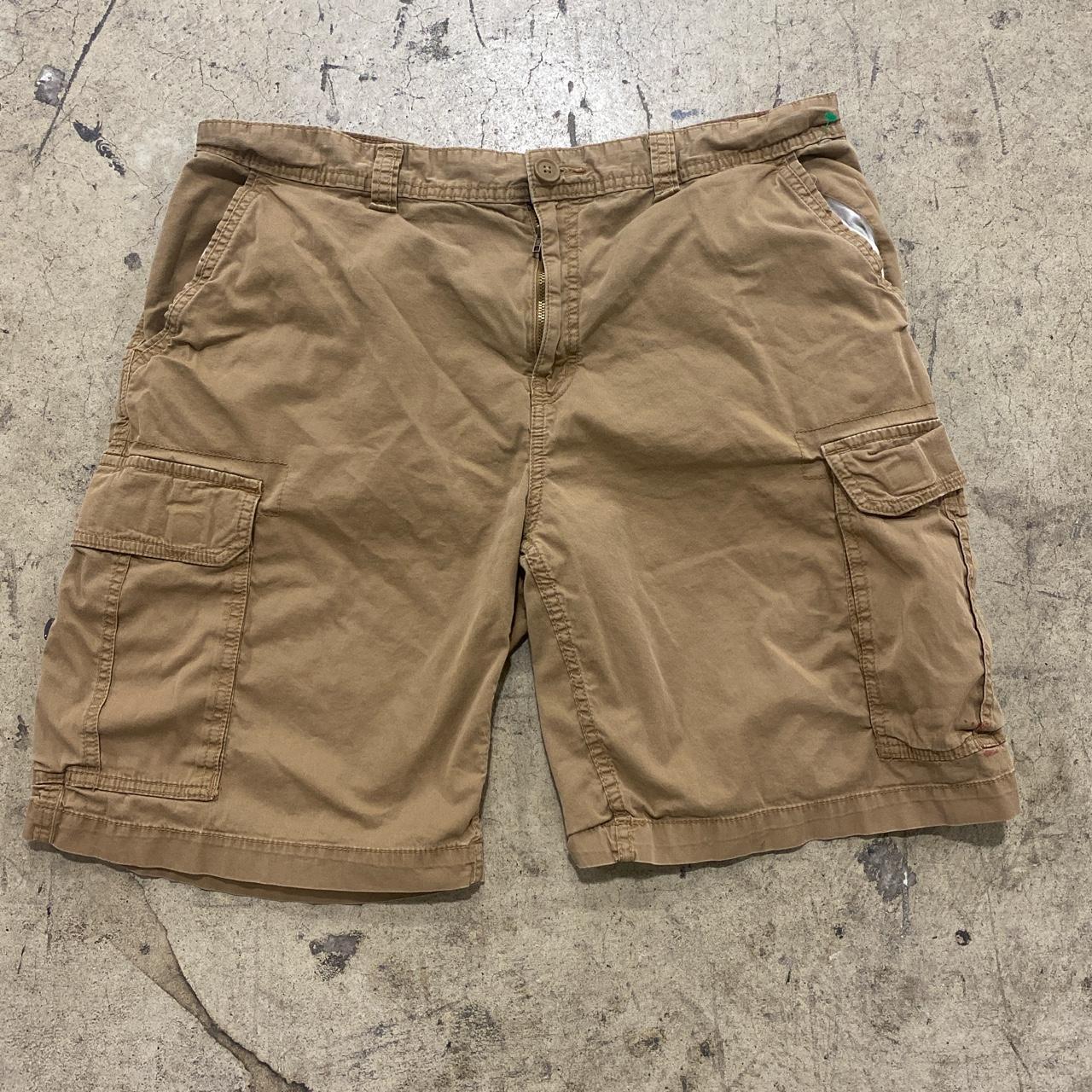 Khaki Color Cargo Shorts Excellent Condition George... - Depop