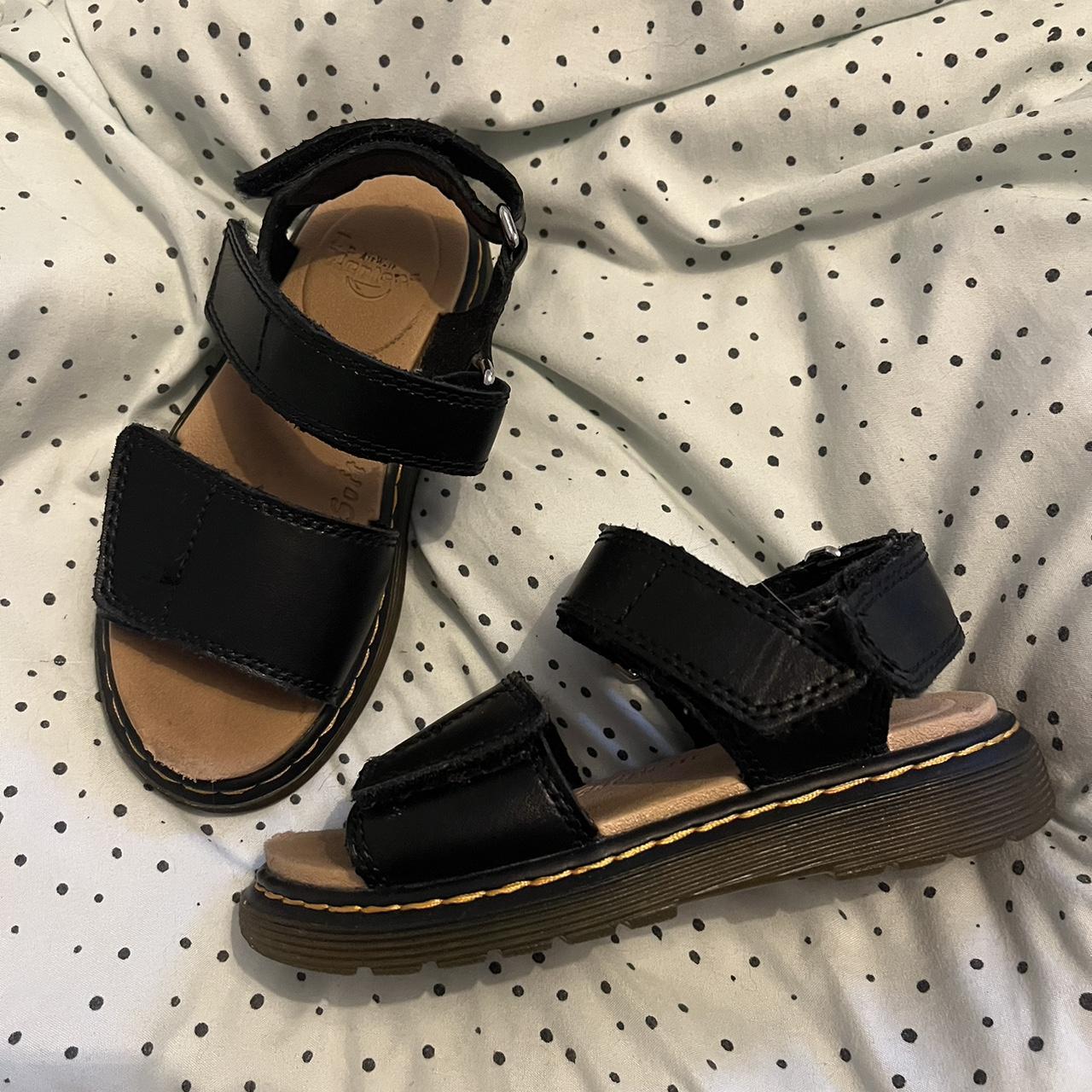 Kids dr marten Romi sandals Size 10 junior Worn a... Depop