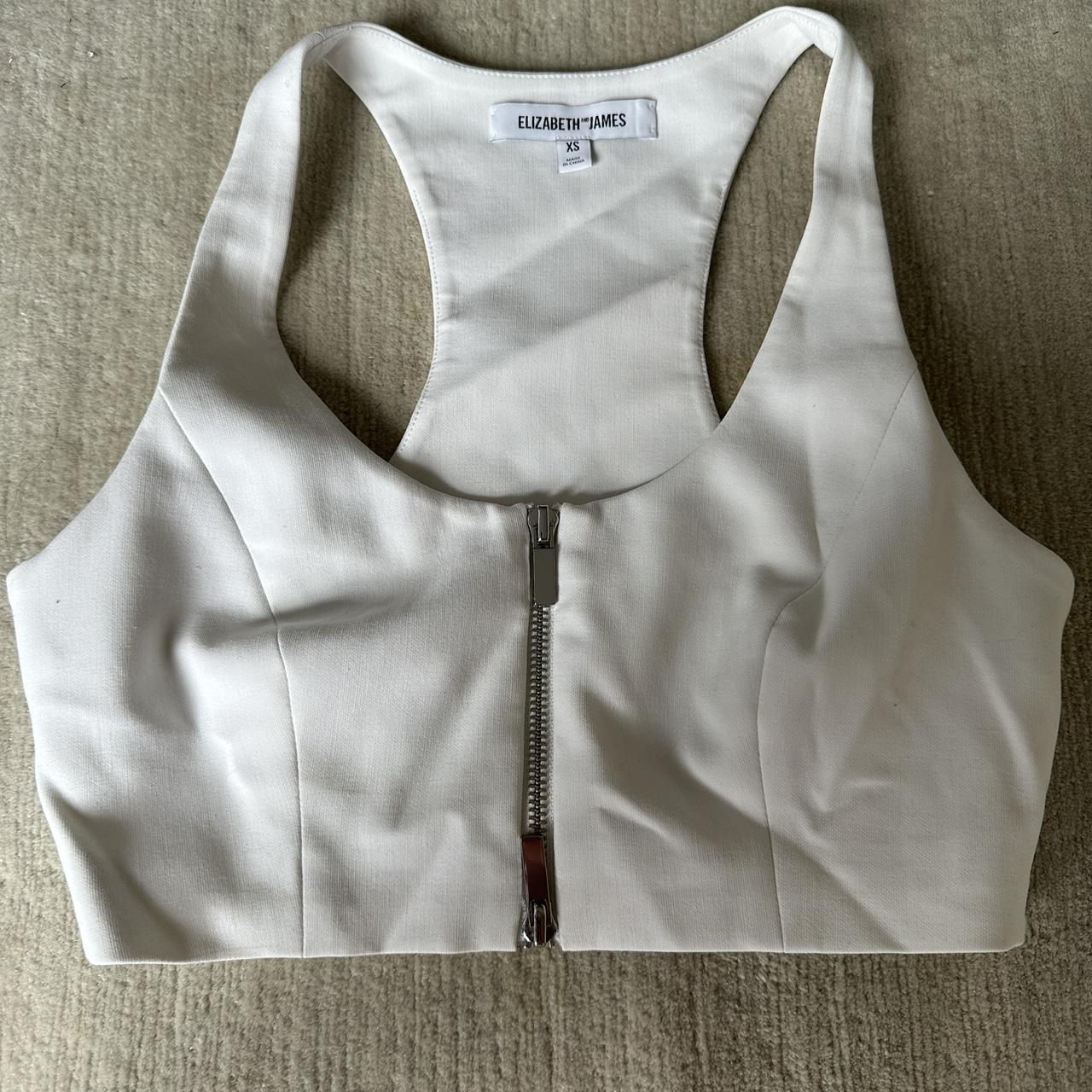 White elizabeth and james bra top - Depop