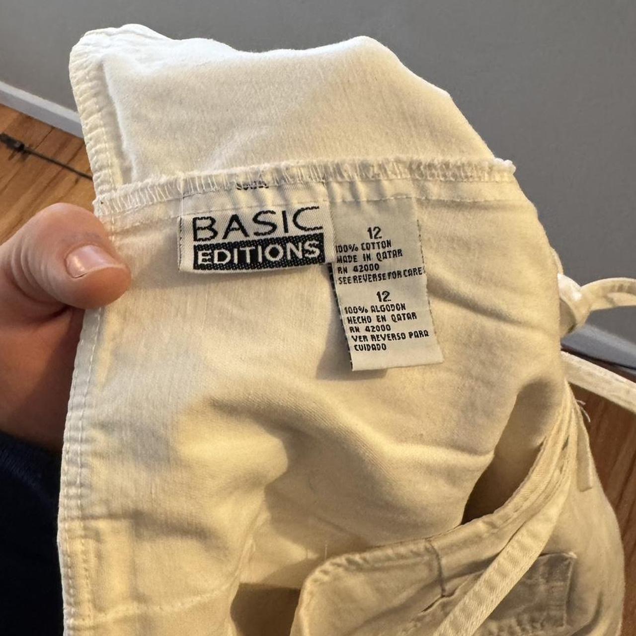 Basic Editions Women's Skirt - White - M – basic … - image 3