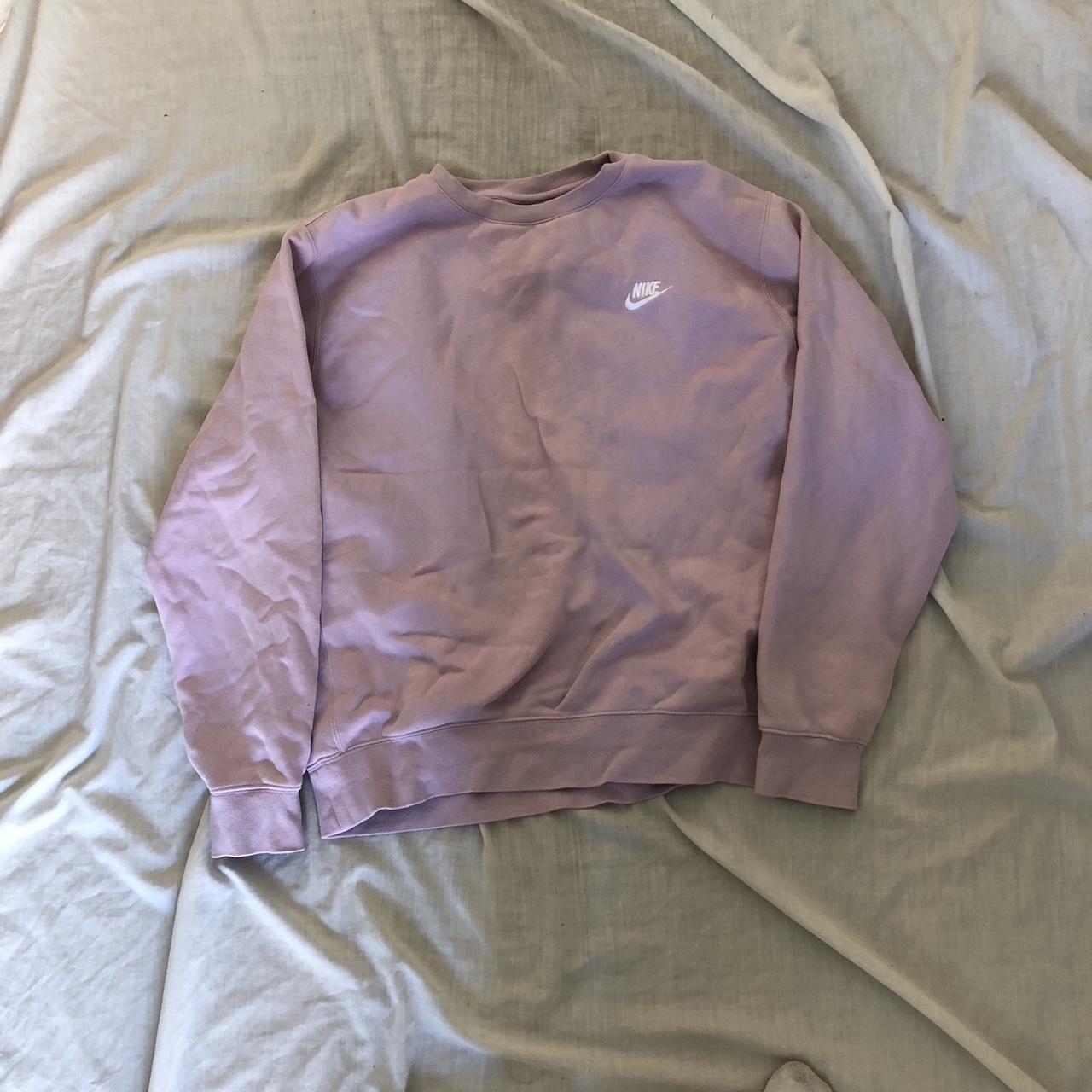 light purple nike jumper