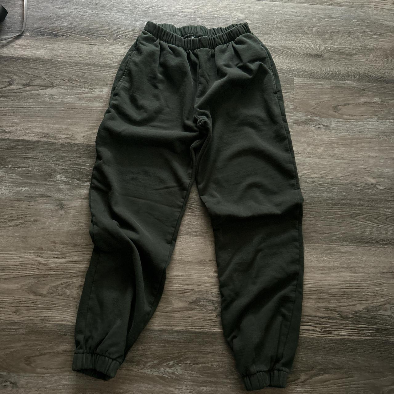 Dark Green Rosa Sweatpants Clothes Brandy Melville Dark Green