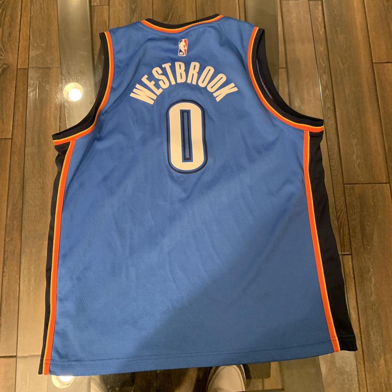 westbrook okc jersey white