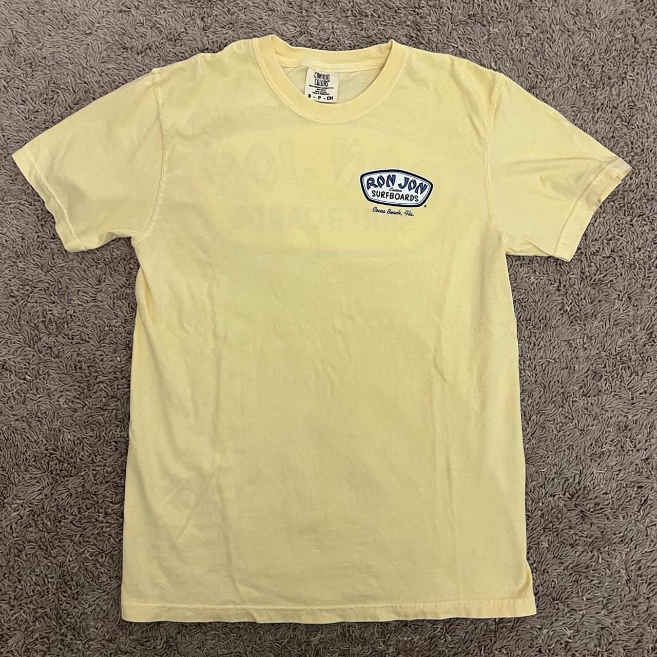 Yellow ron jon store shirt