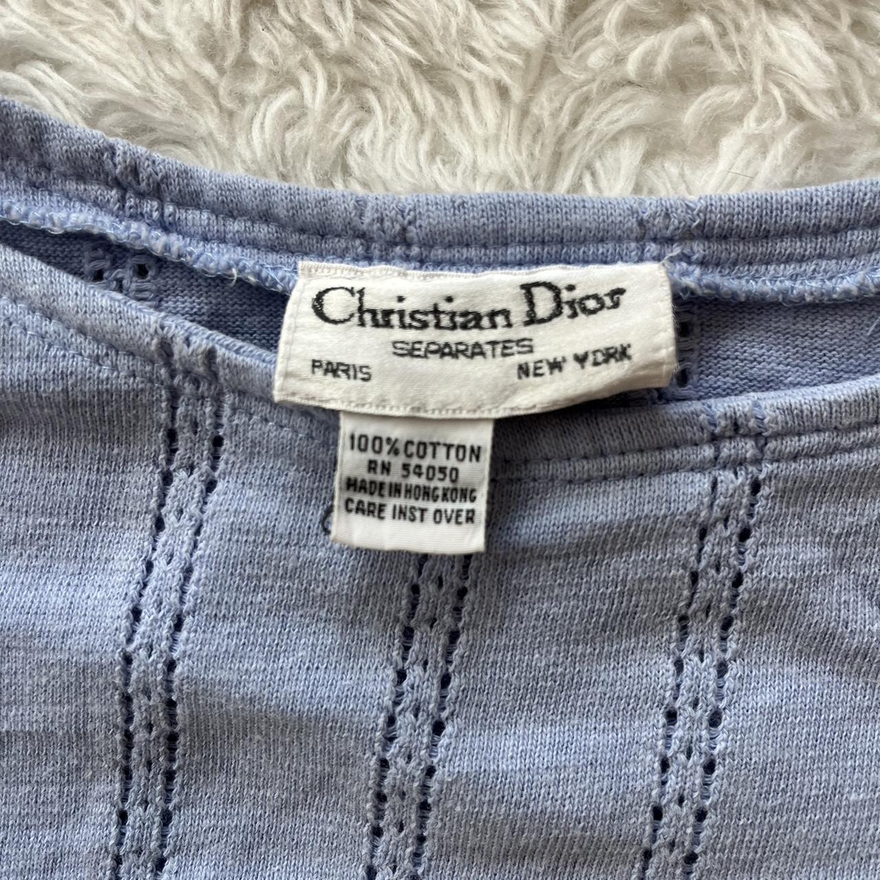 Christian Dior Couture Tee Embroidered graphic New - Depop