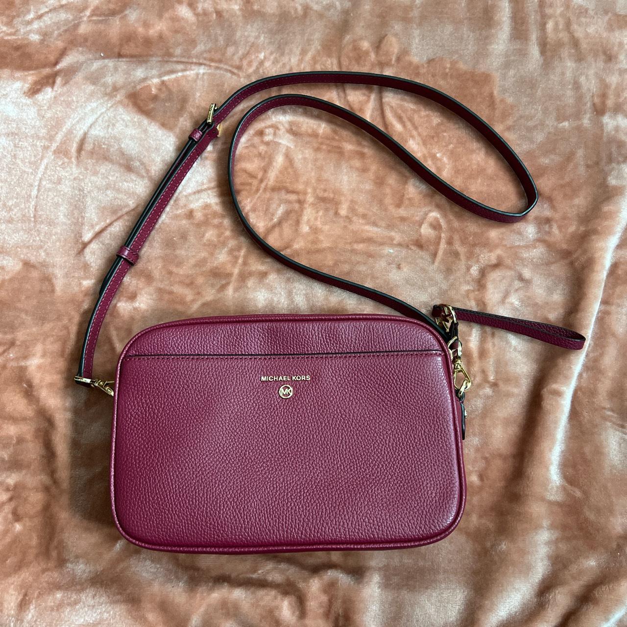 Michael kors online bags burgundy