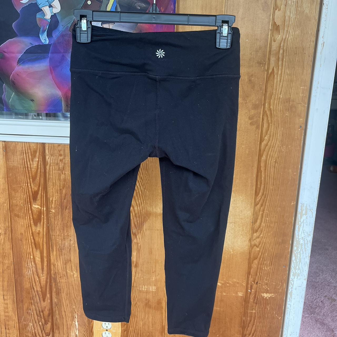 Athleta capri leggings pilling around the top size xs Depop