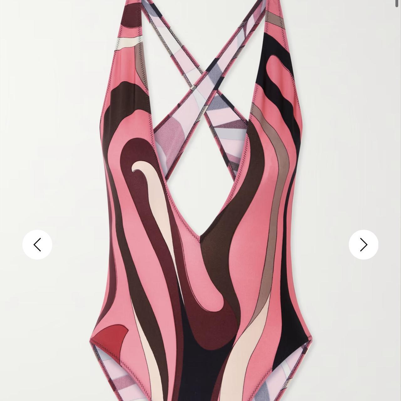 Emilio Pucci Women's Pink and White Swimsuit-one-piece (2)