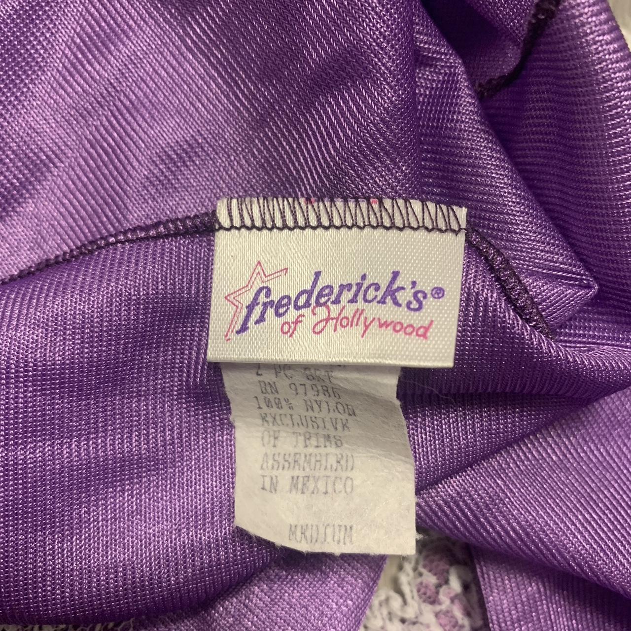 Frederick’s of Hollywood Dainty Purple Tank Top... - Depop