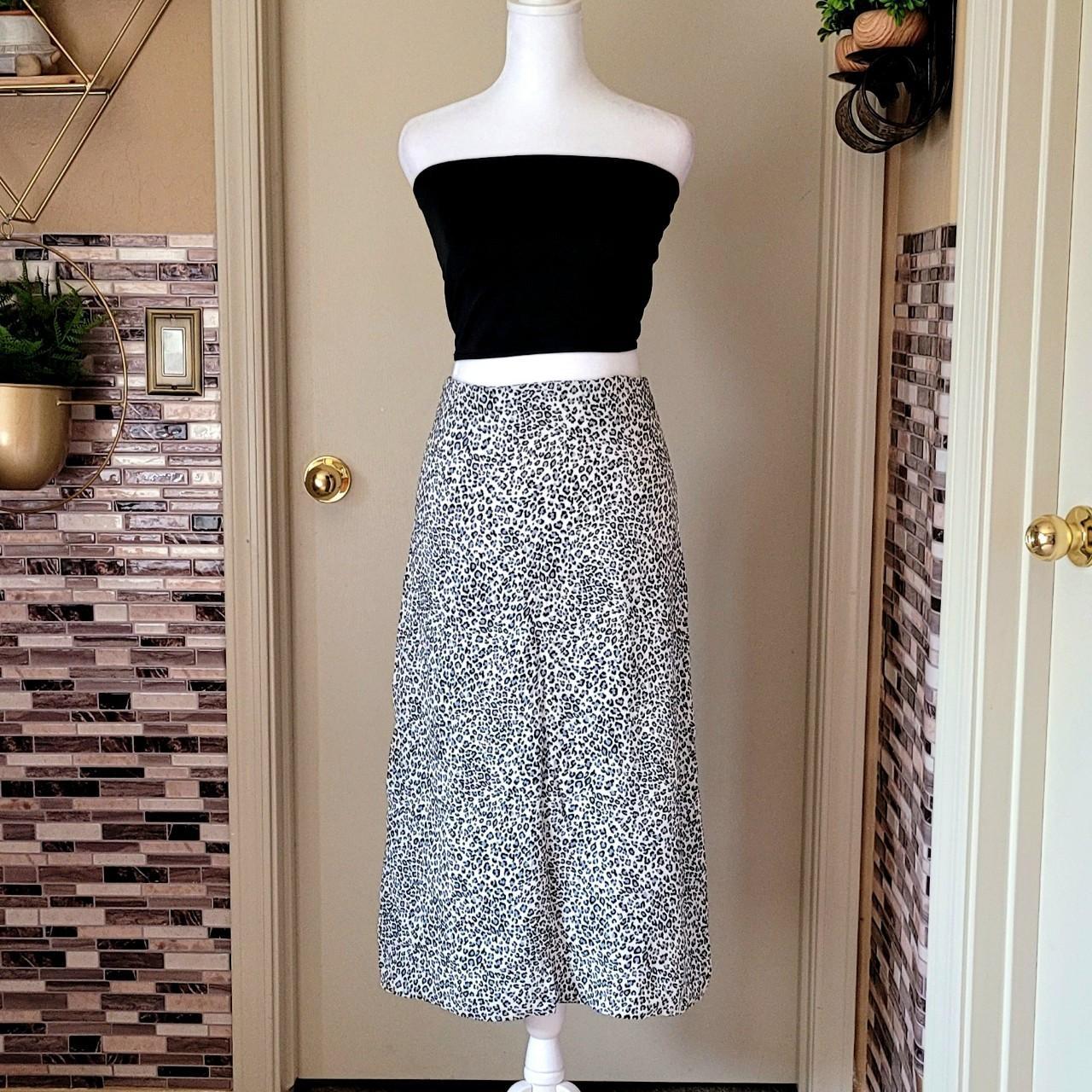 Brandy melville cheetah midi cheap skirt