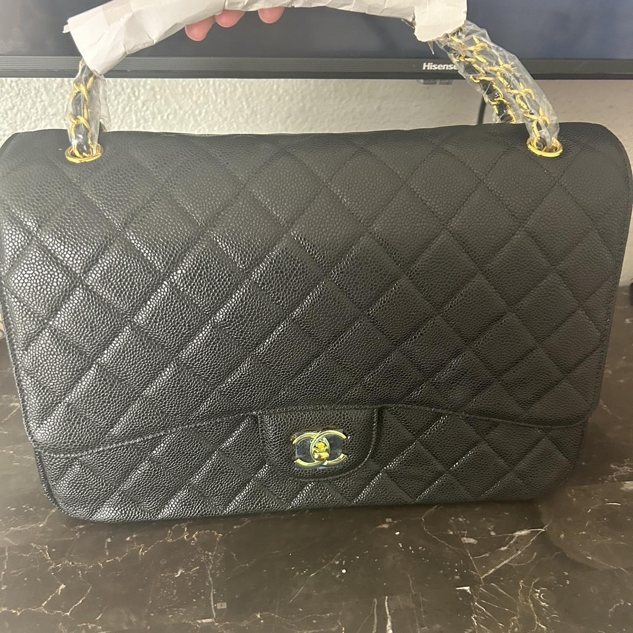 XL jumbo high quality Chanel crossbody bag... Depop