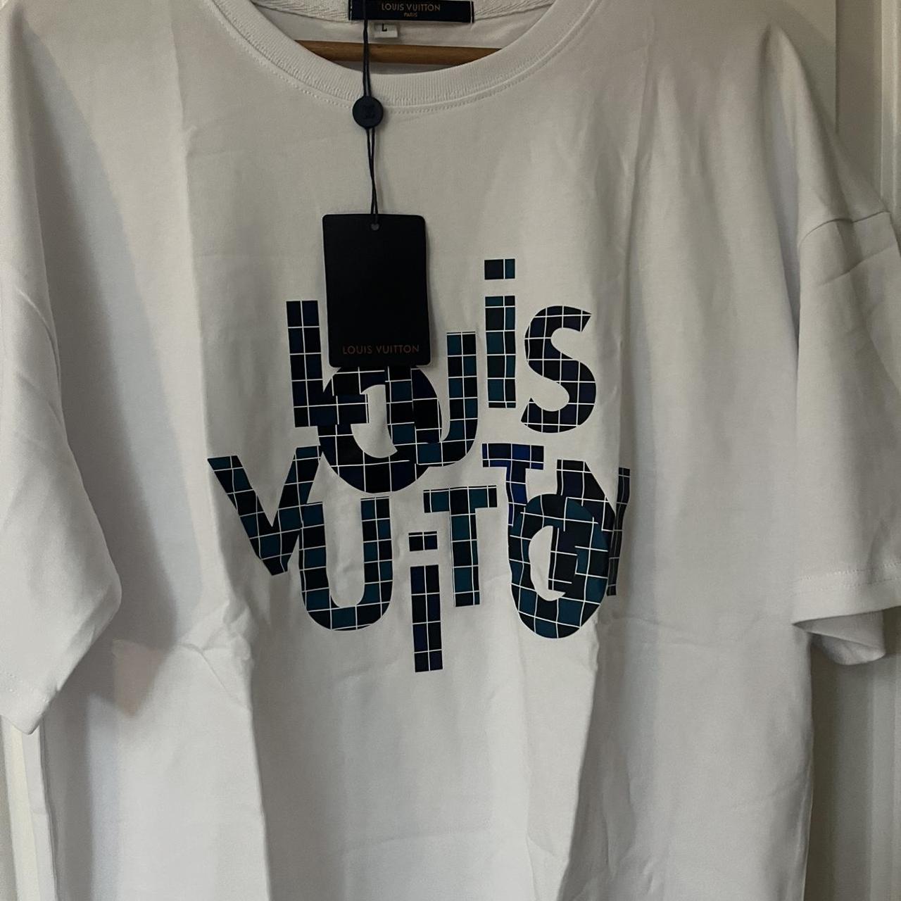 AW18 Louis Vuitton 'Peace & Love' Black Graphic T-Shirt