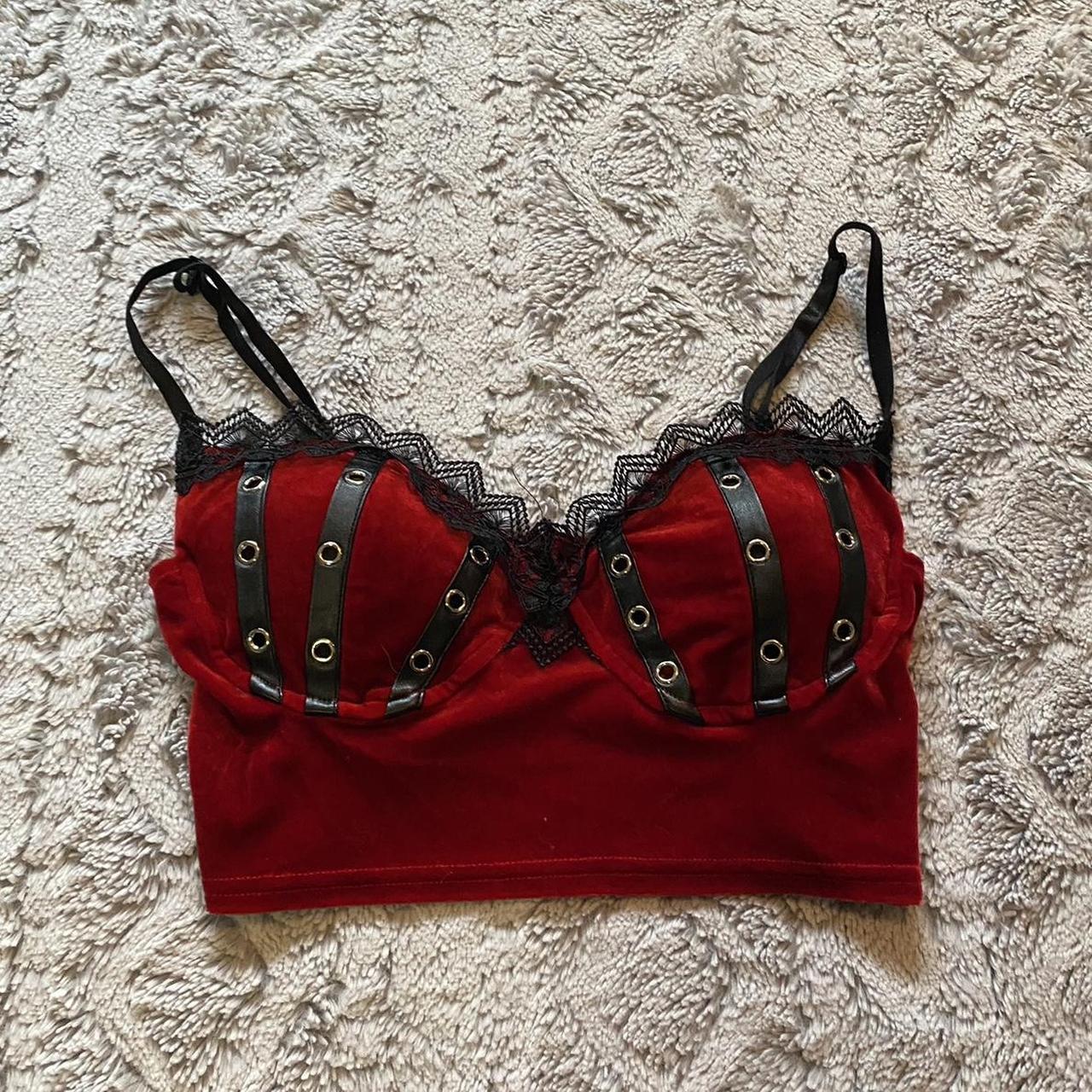 Red velvet-lingerie - Depop