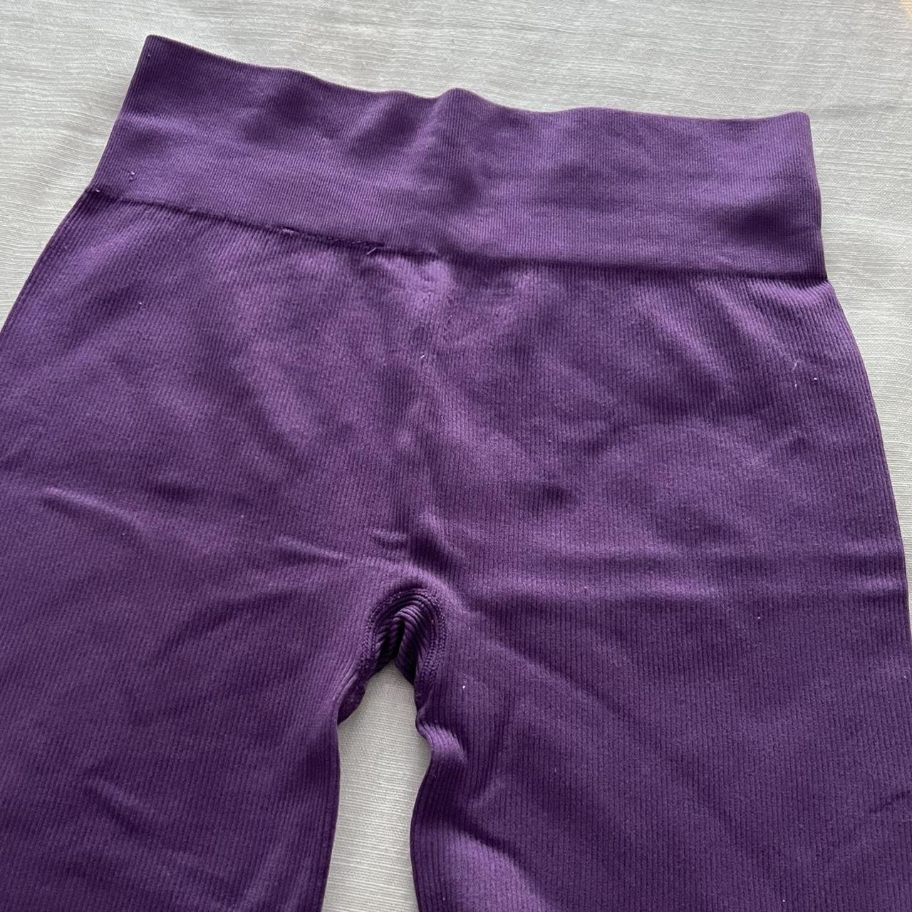 small purple gilly hicks workout shorts worn... - Depop