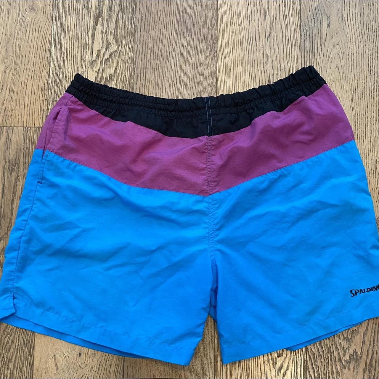 Vintage 1993 Spaulding Shorts/Trunks. Above the... - Depop