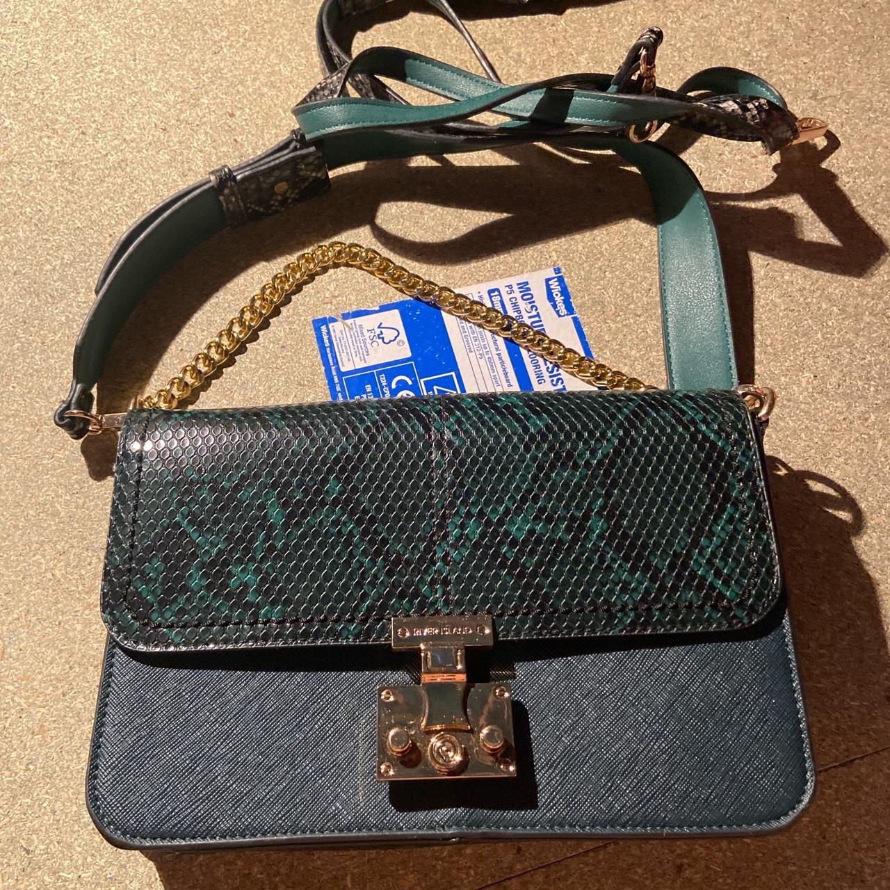 River island clearance snakeskin bag