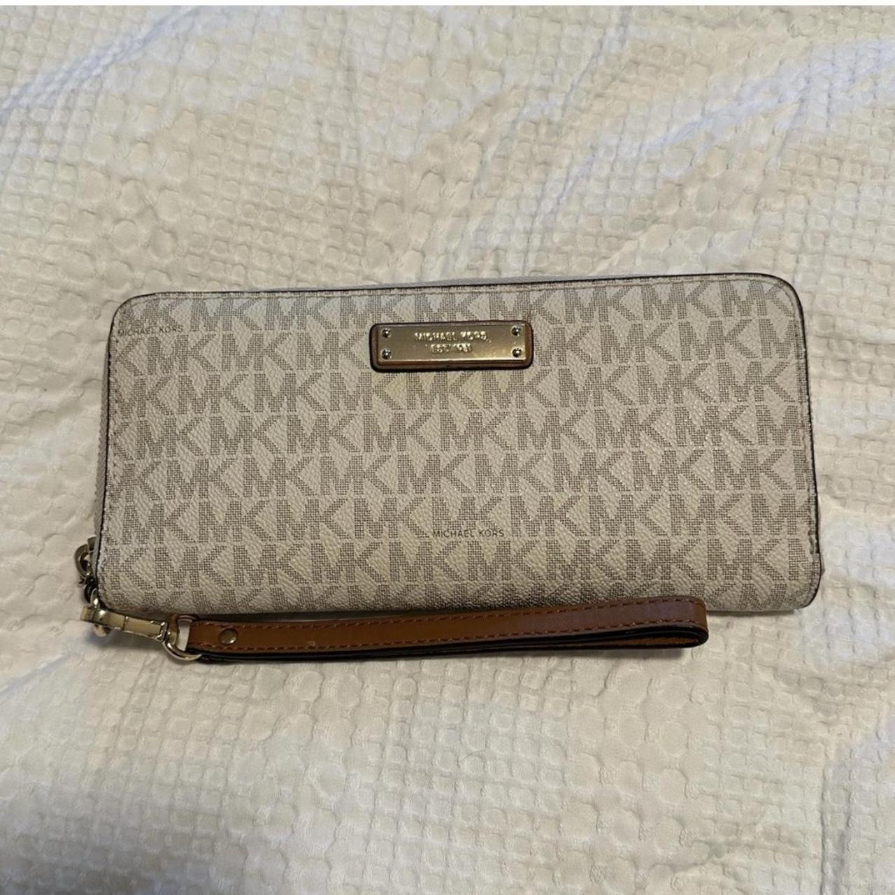 Michael Kors Large Logo Continental Wallet -... - Depop