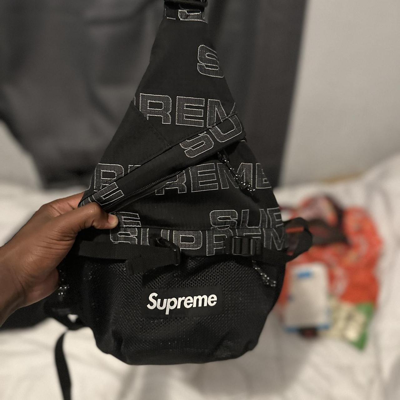 Supreme sling cross body bag looks new, goes for