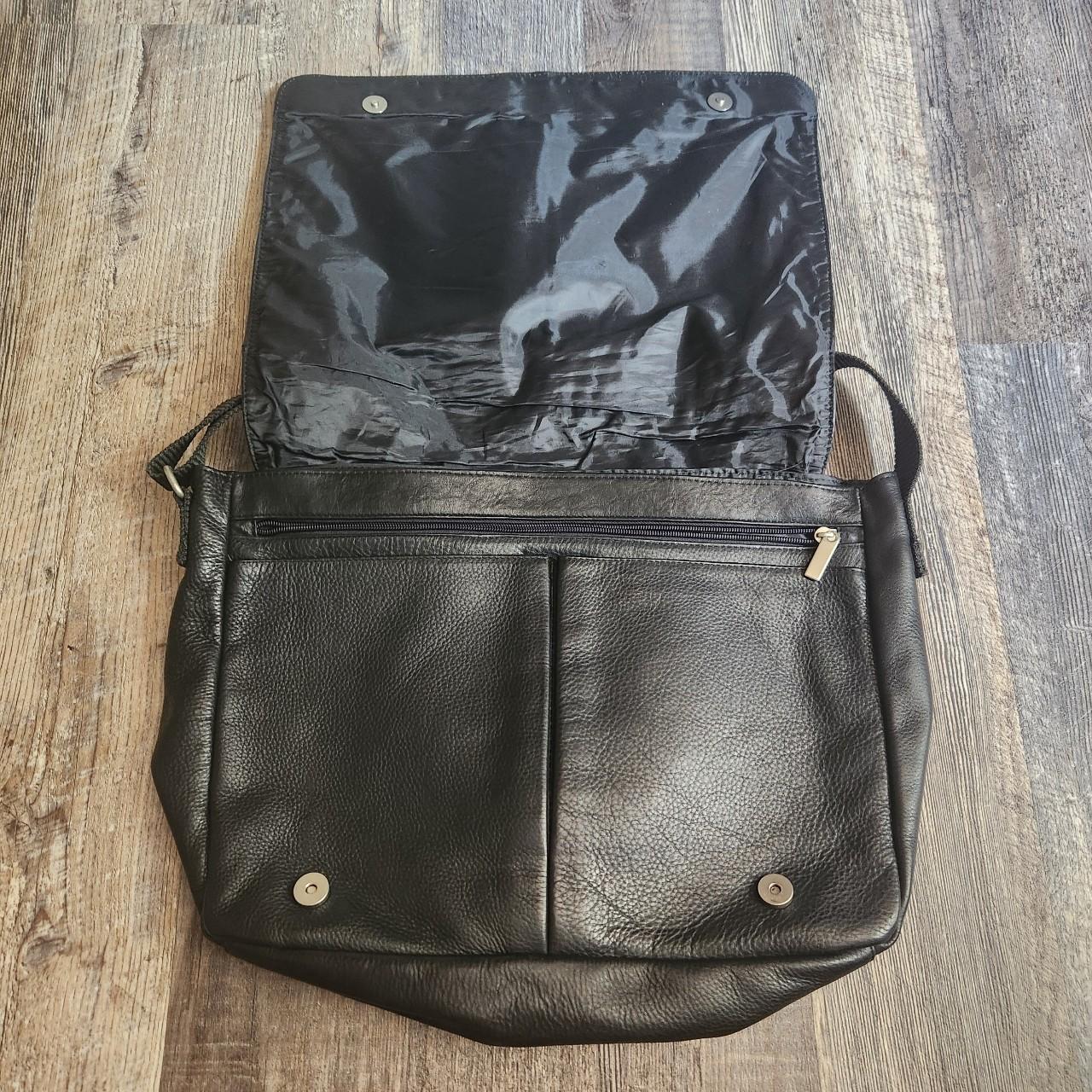 Tumi Leather Messenger Bag - Black Messenger Bags, Bags - TMI50749