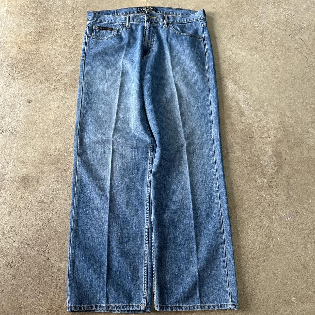 Vintage BAGGY POLO ASSASSIN Jeans SUPER BAGGY Size:... - Depop