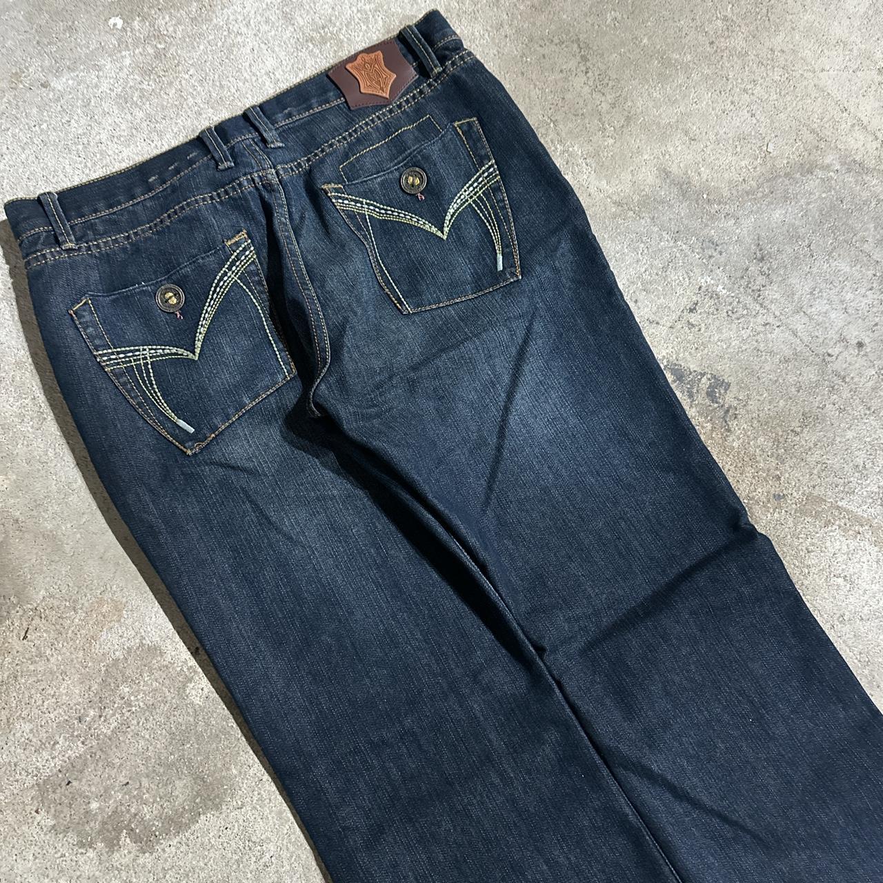 Vintage BAGGY BOOTCUTT MONARCHY JEANS *SUPER... - Depop