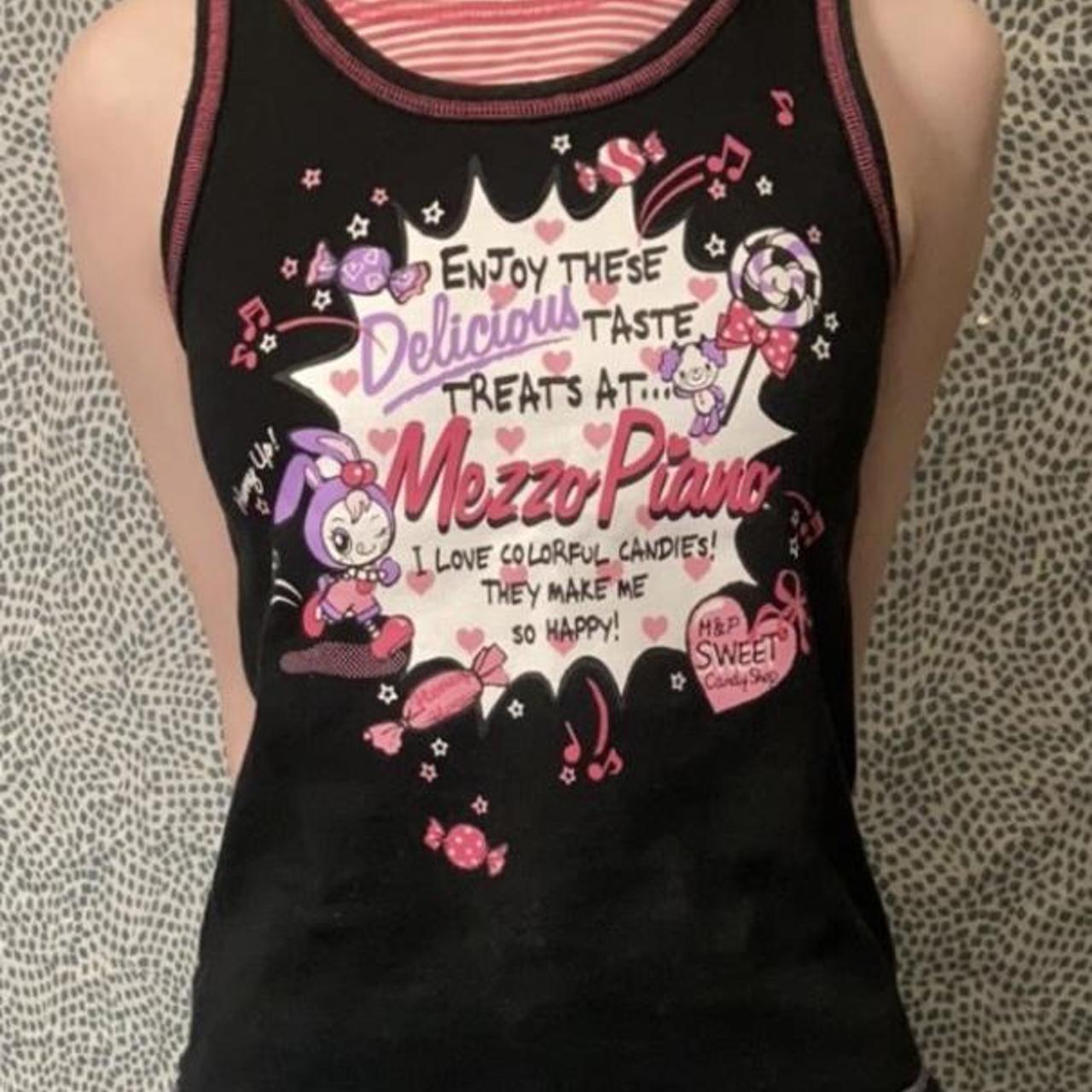 Mezzo Piano Jojifuku harajuku tank top Excellent... - Depop