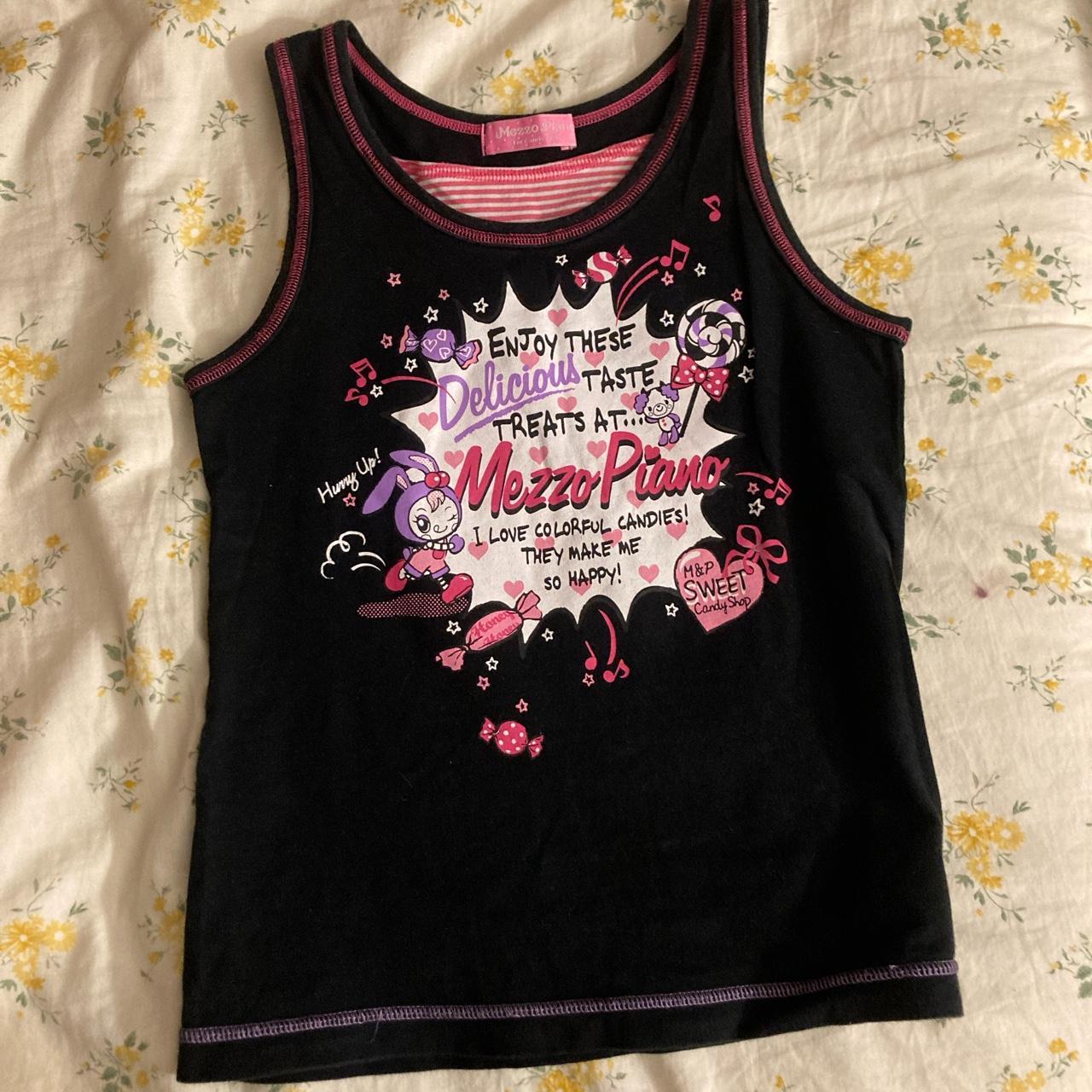 Mezzo Piano Jojifuku harajuku tank top Excellent... - Depop