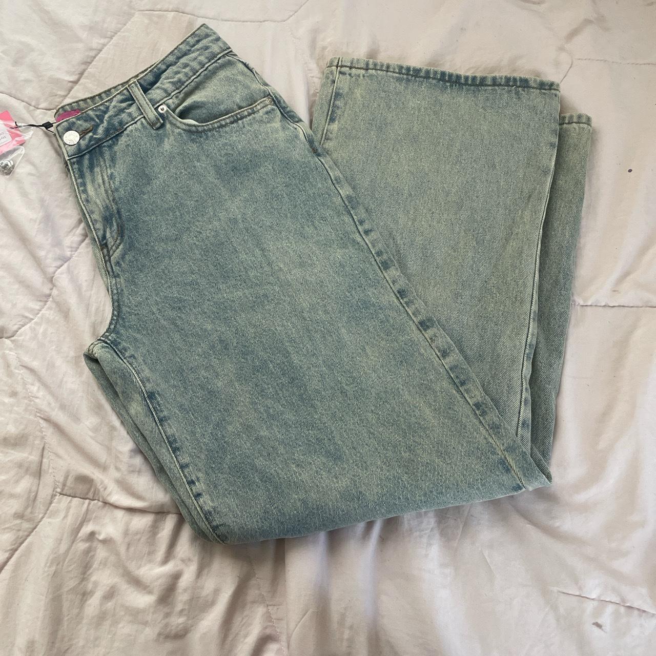 Magda Low Rise Acid Wash Jeans Size:L New with... - Depop