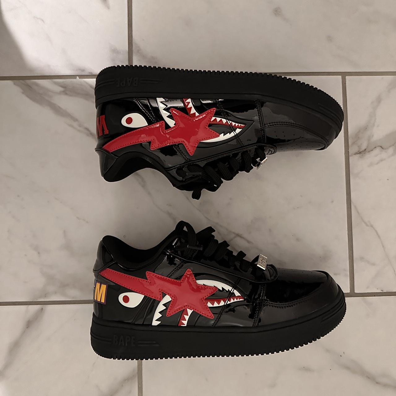 RARE VINTAGE PATENT LEATHER BAPESTAS - Depop