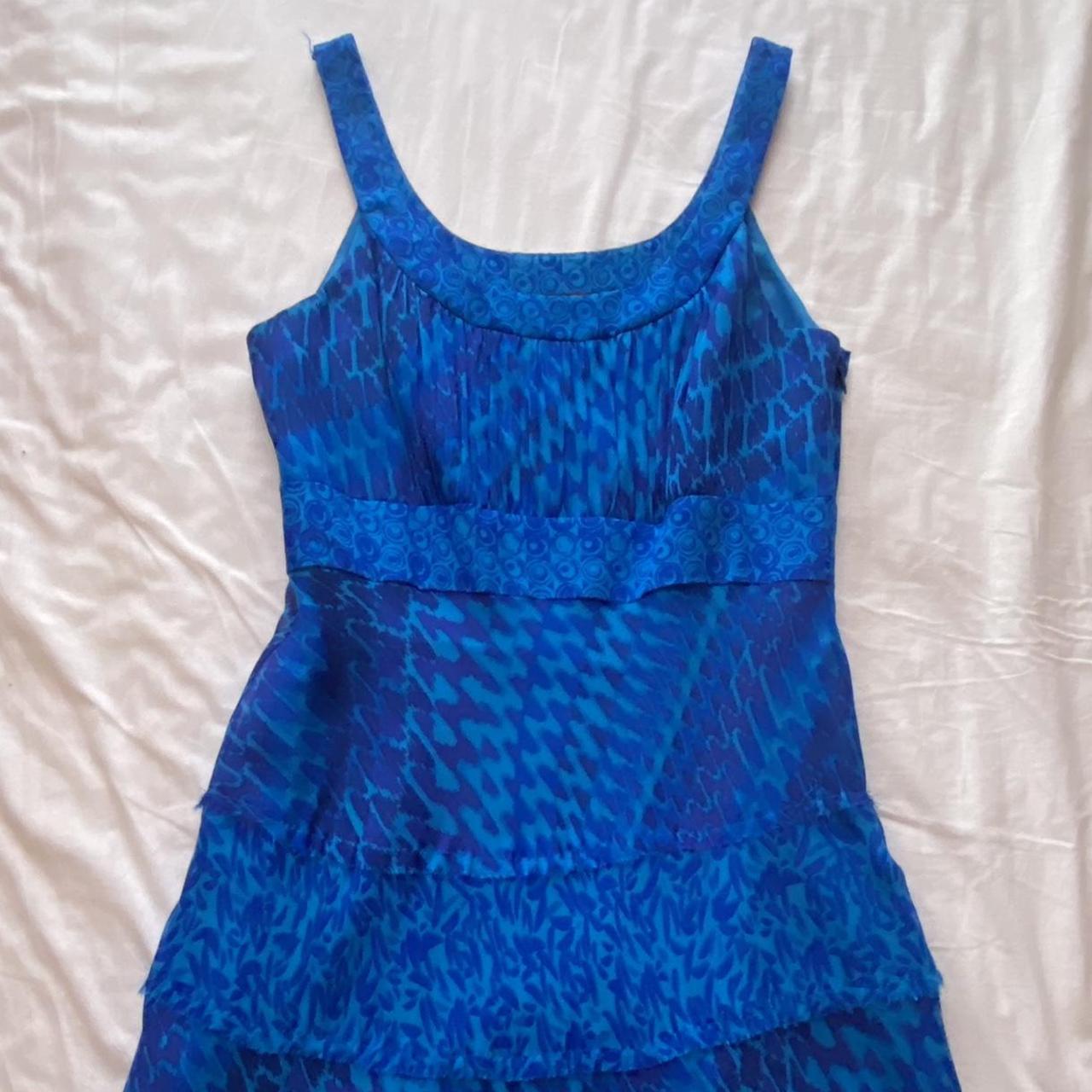 jones new york size 4 blue sundress dress. mermaid /... - Depop