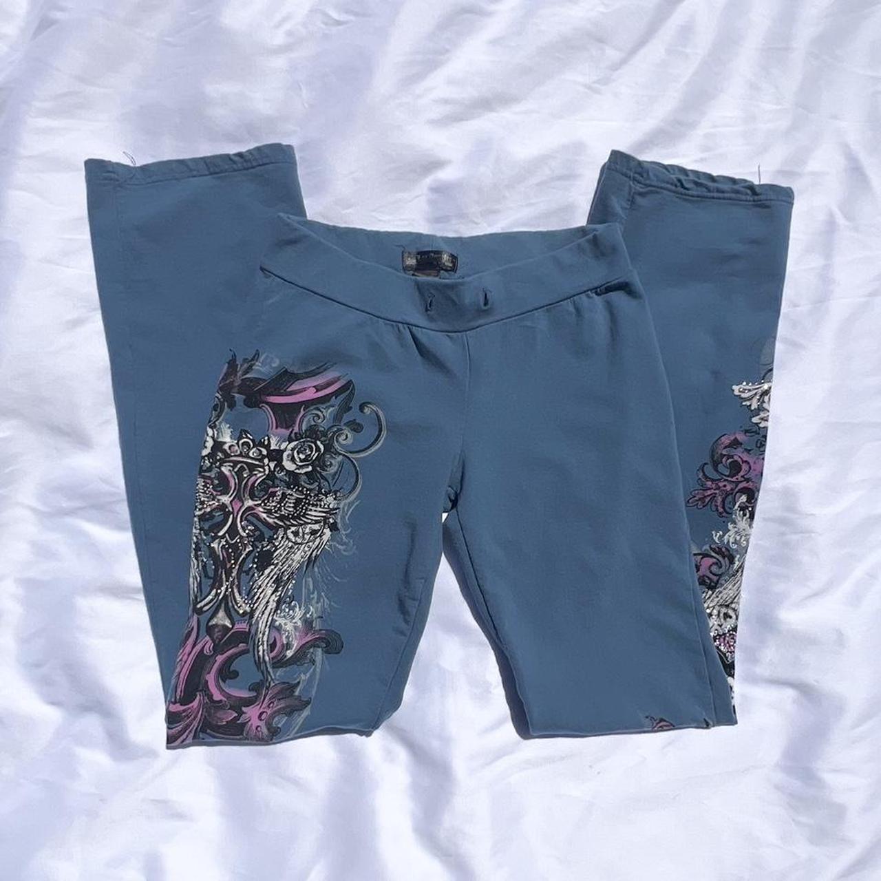 Women's Blue Grunge hot Joggers