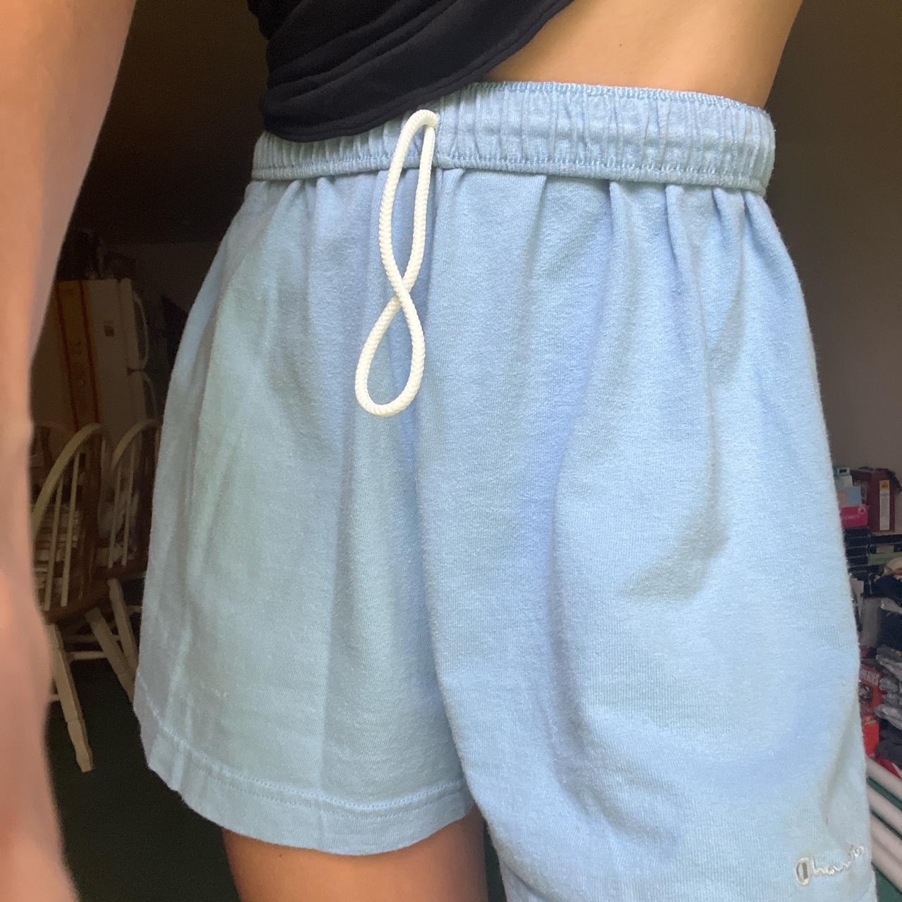 baby blue champion shorts