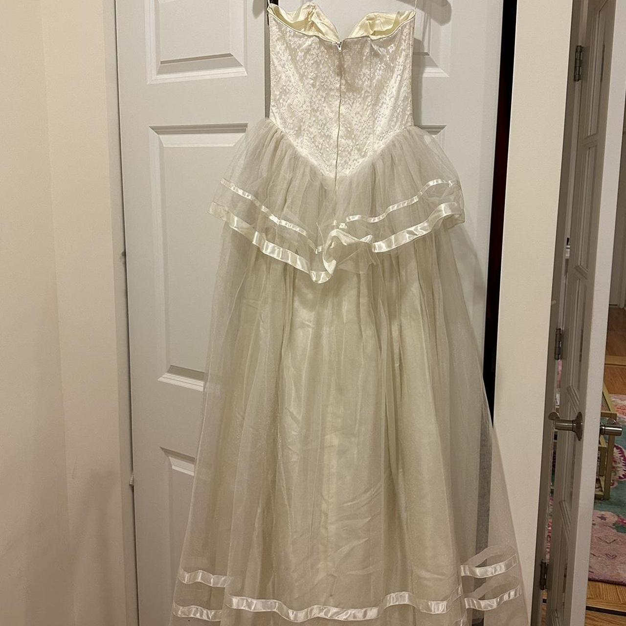 Vintage gunne sax lace tulle dress for prom or... - Depop