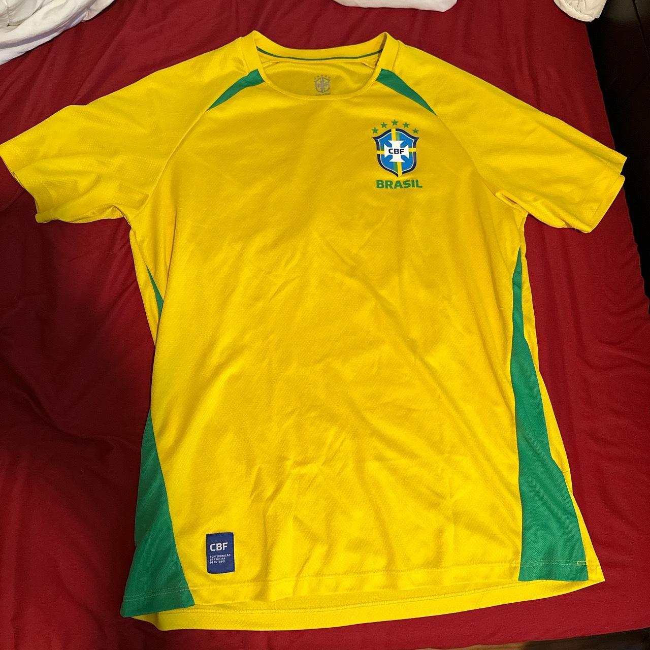 Brasil Jersey. Worn 2x. Pretty much new. - Depop