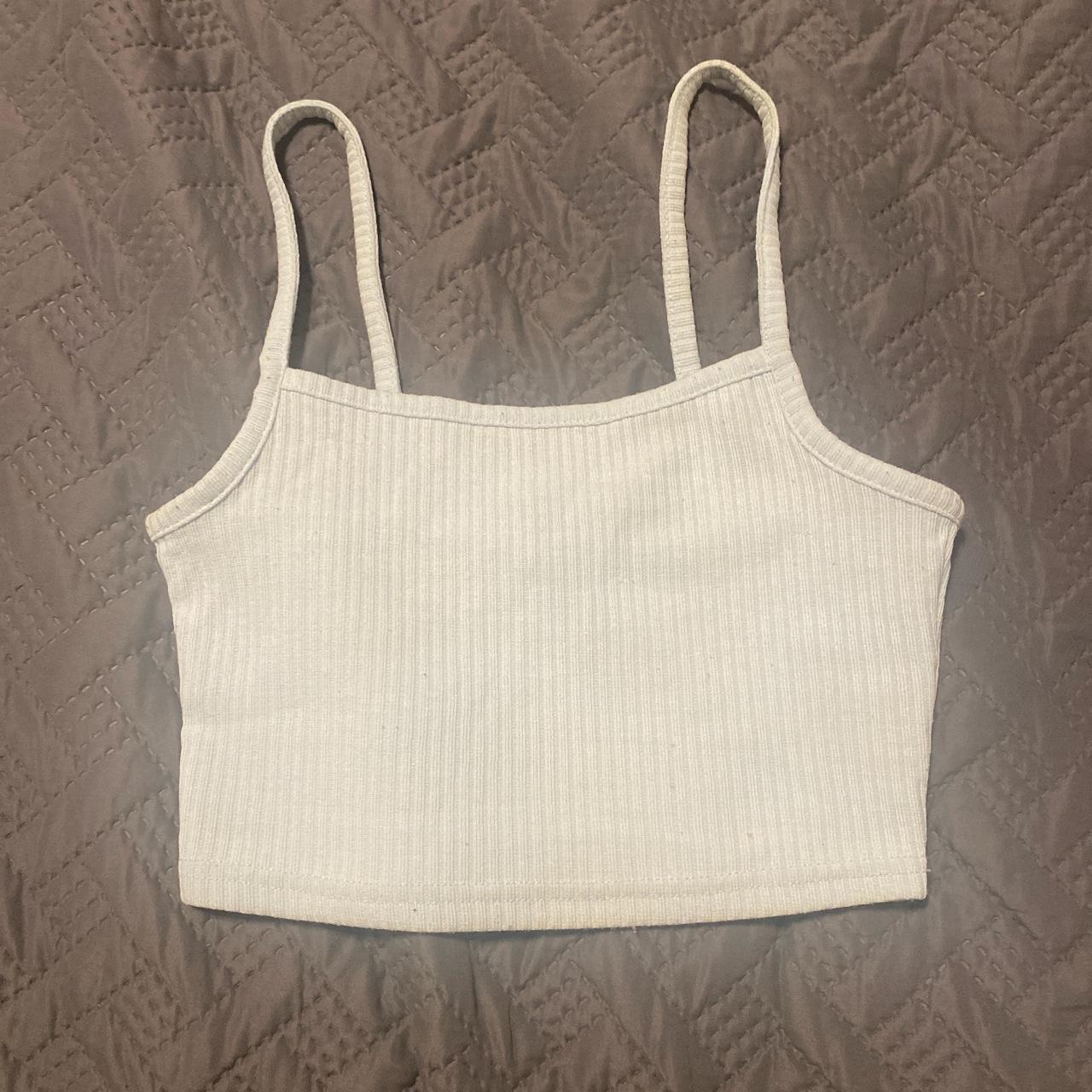 h&m DIVIDED cropped bustier top!! super cute rarely - Depop