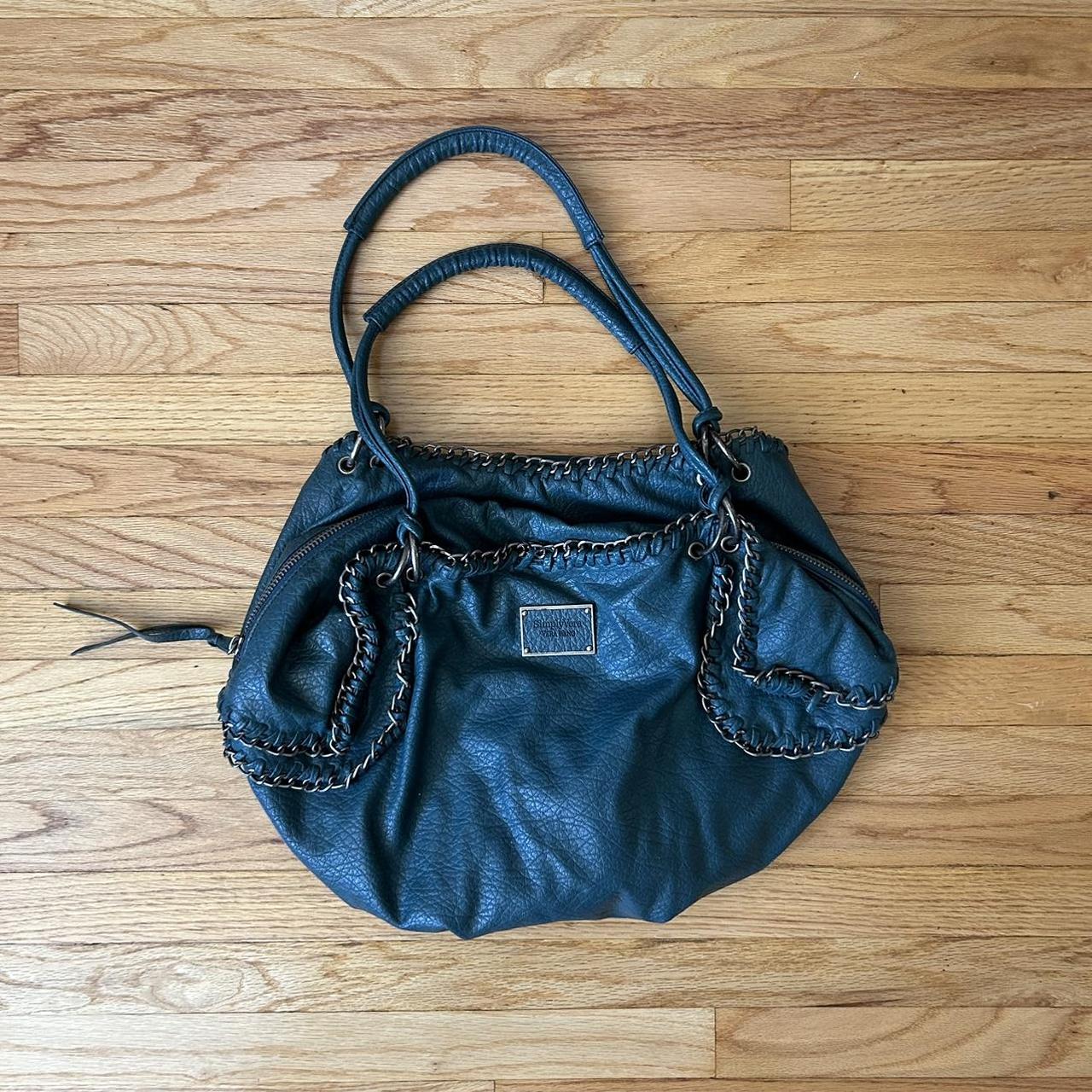 Simply Vera Vera Wang Blue Silver Purse Shoulder Bag [A4] | eBay