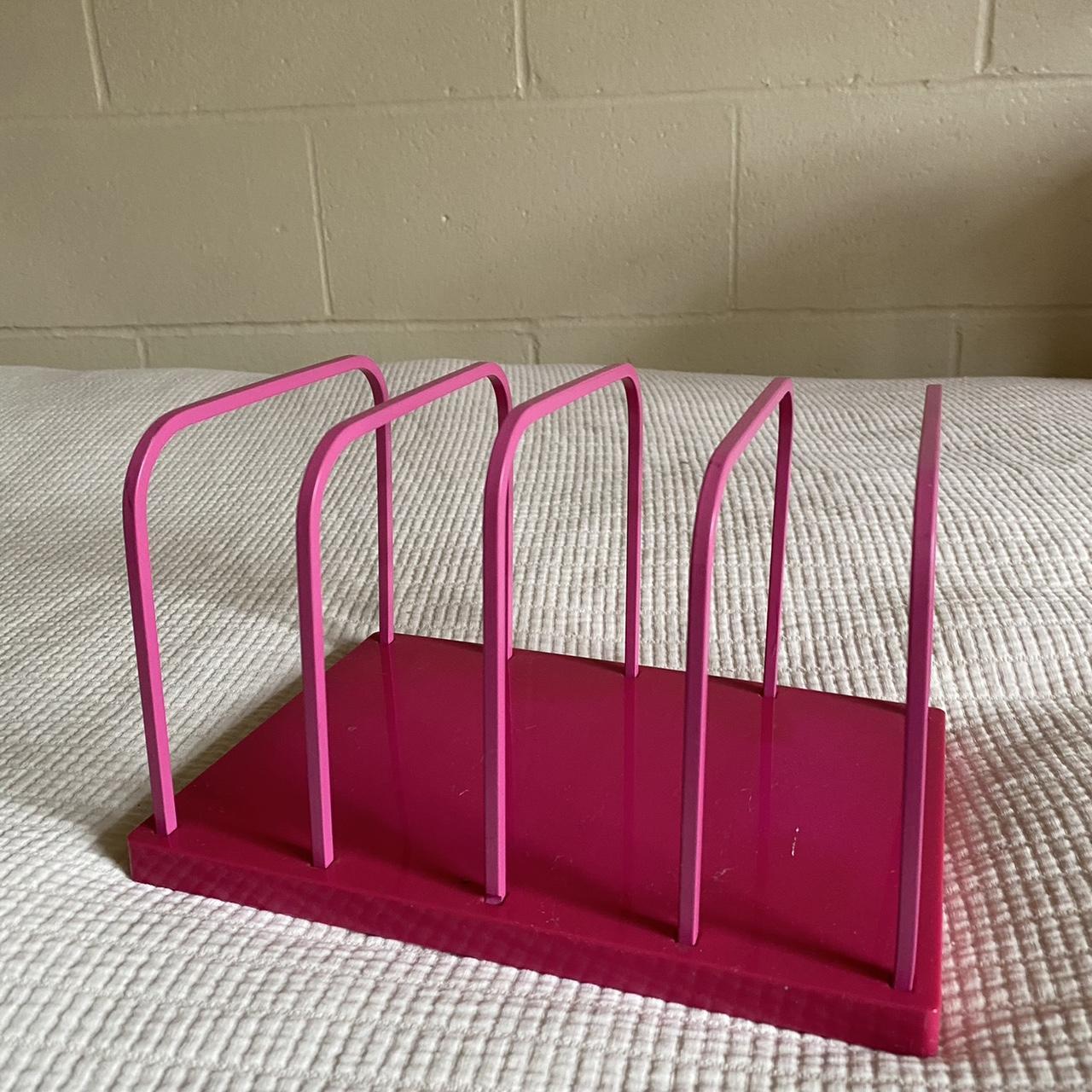 Hot pink bookshelf in good condition Barbie vibe Depop