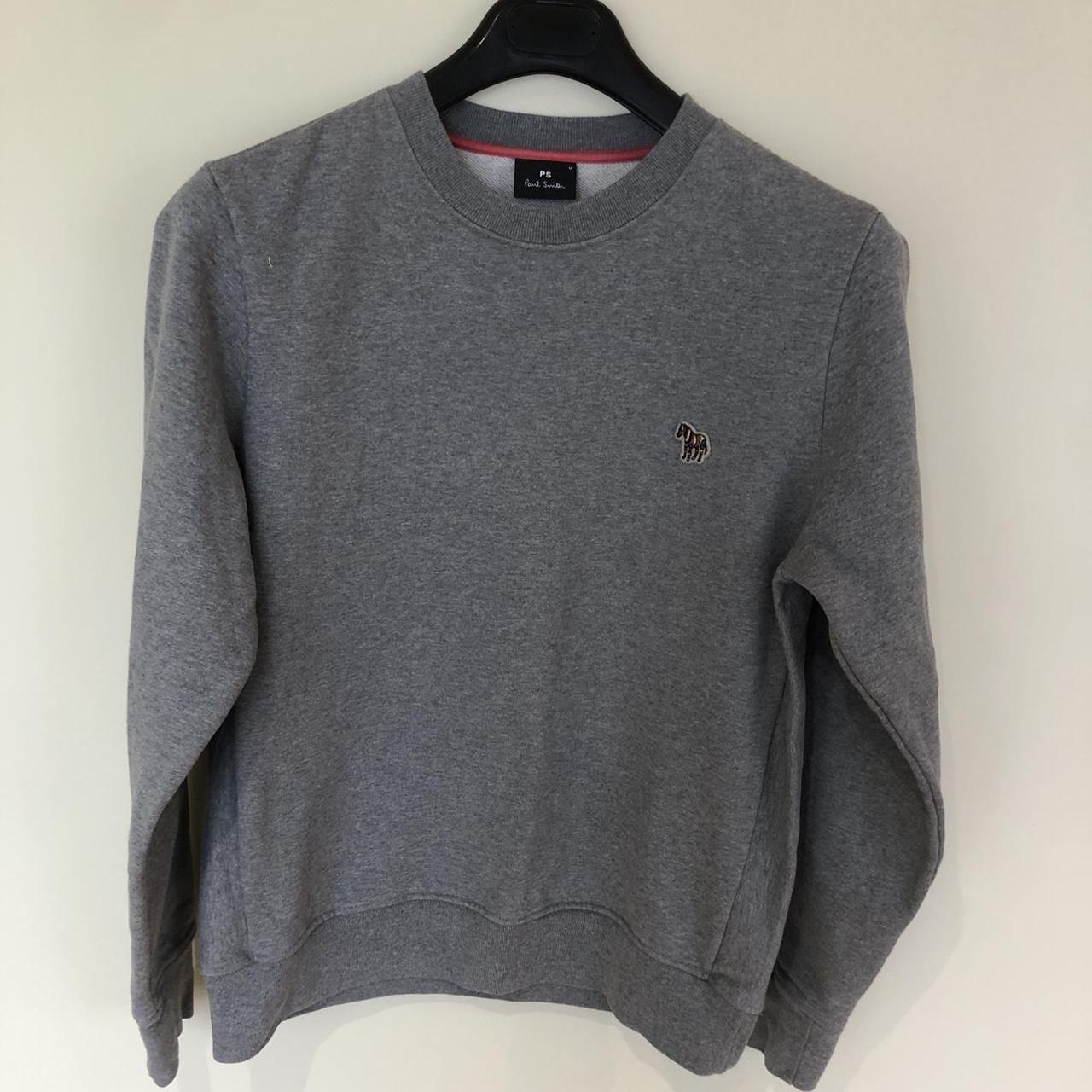 ⭐️⭐️⭐️⭐️ CLASSIC PAUL SMITH GREY CREW NECK JUMPER... - Depop