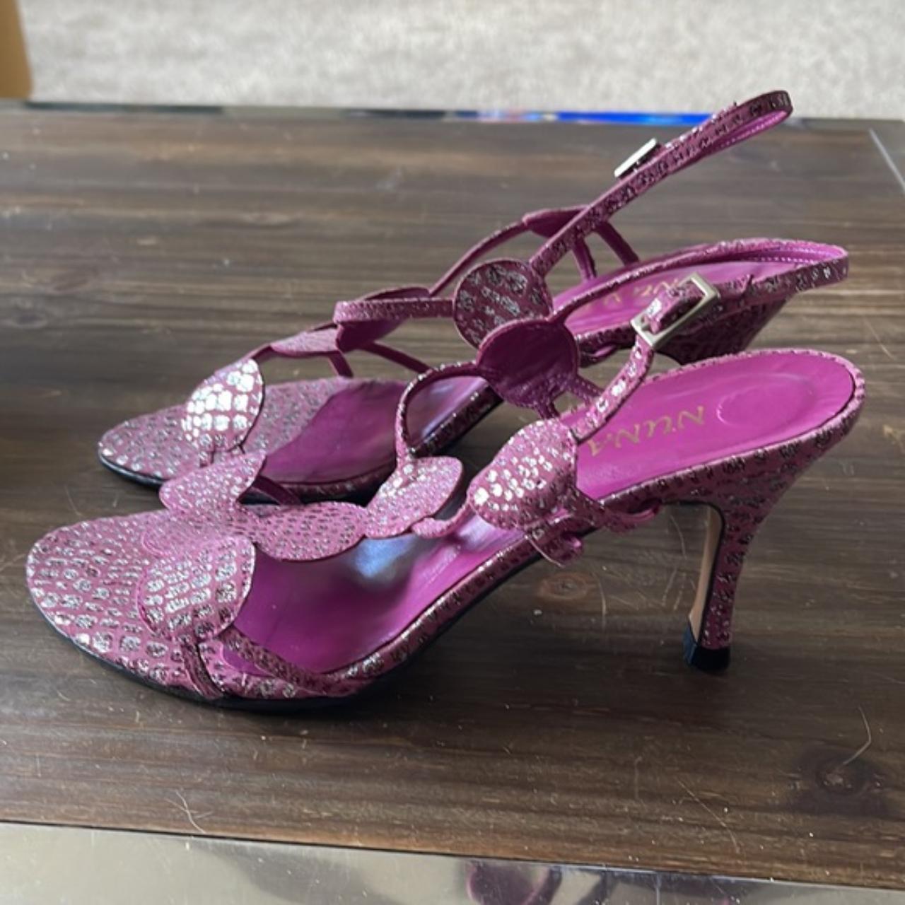 Women Sandals Platform Heels Faux Suede Sandals Purple Shoes Big Size 20 |  eBay