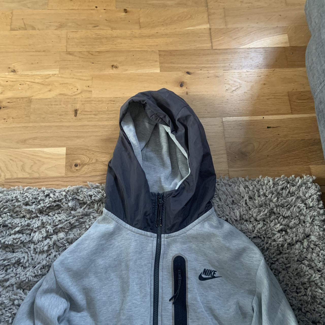 nike tech fleece woven grey