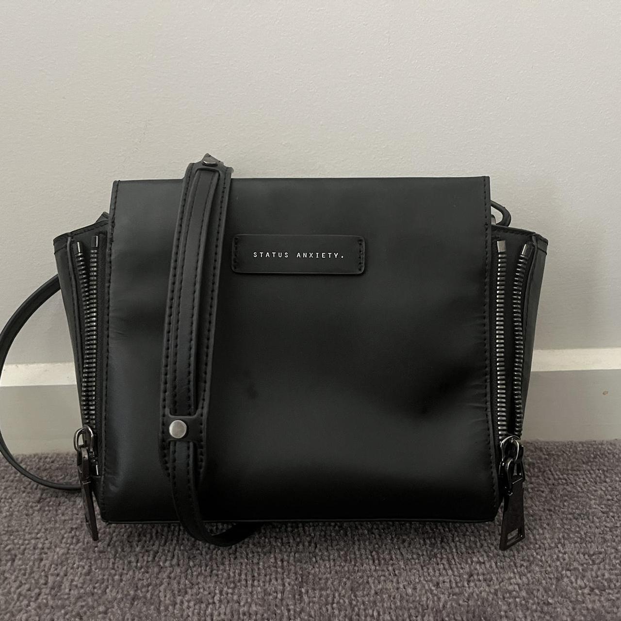 STATUS ANXIETY The Ascendants Leather Bag Black Depop
