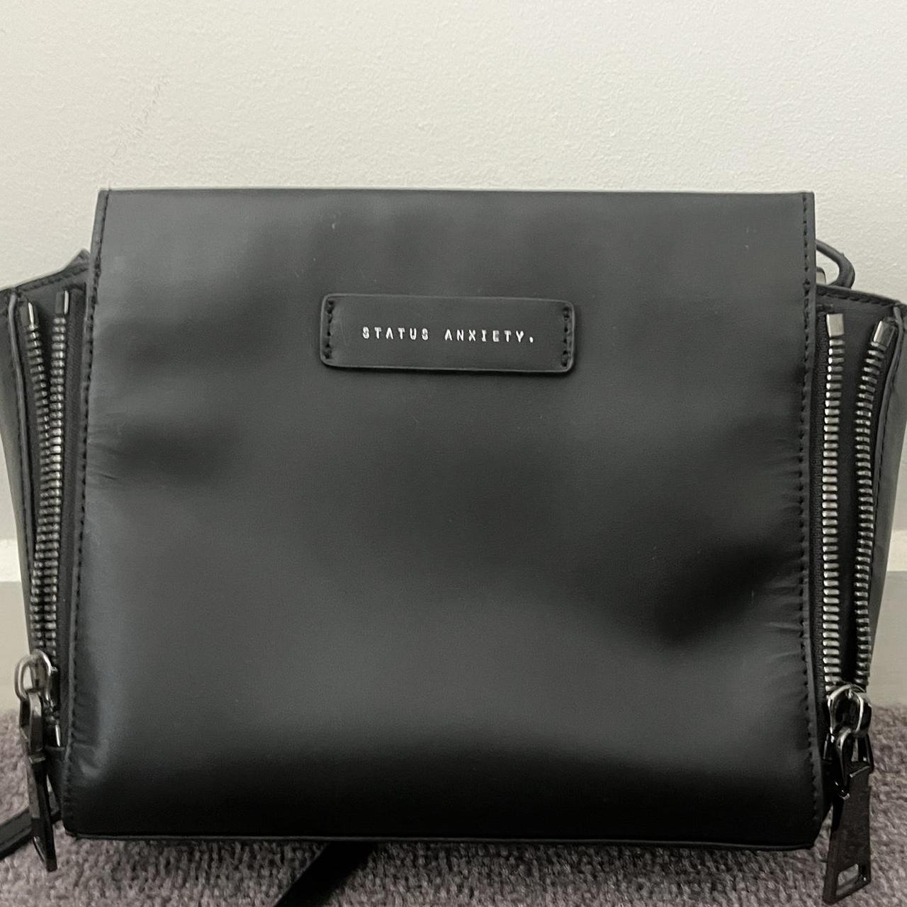 STATUS ANXIETY The Ascendants Leather Bag Black Depop