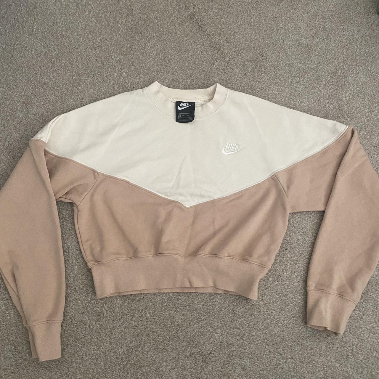 cropped nike jumper