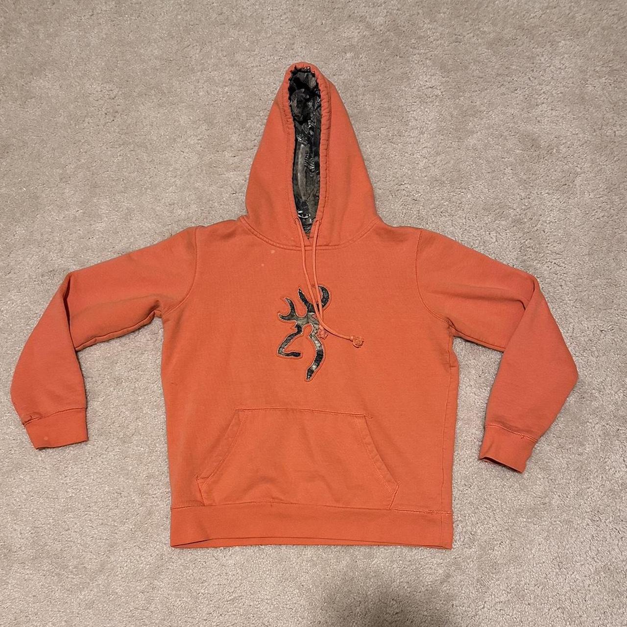 Orange deals browning hoodie