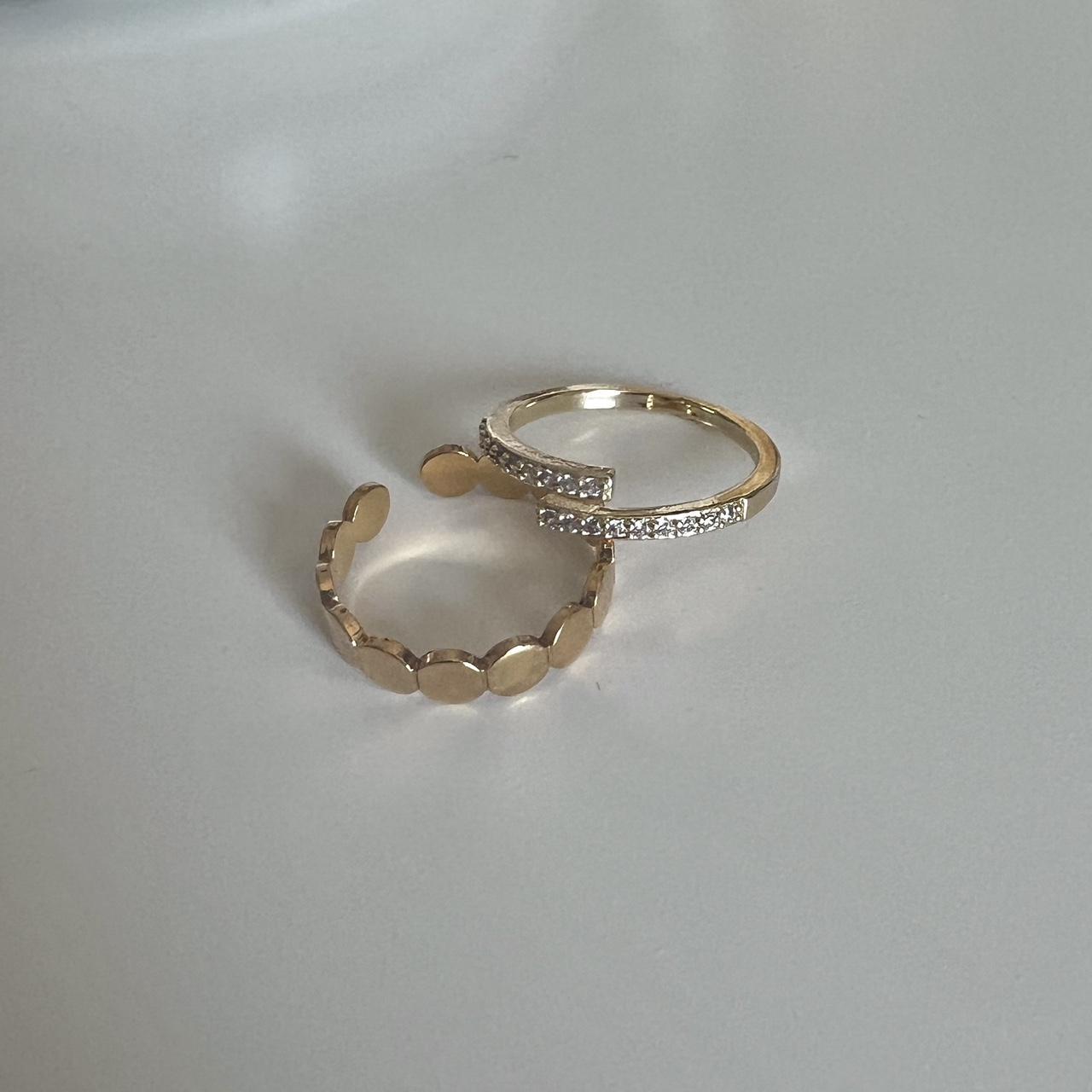 High quality Adjustable ring （2 pieces） Cute rings... Depop