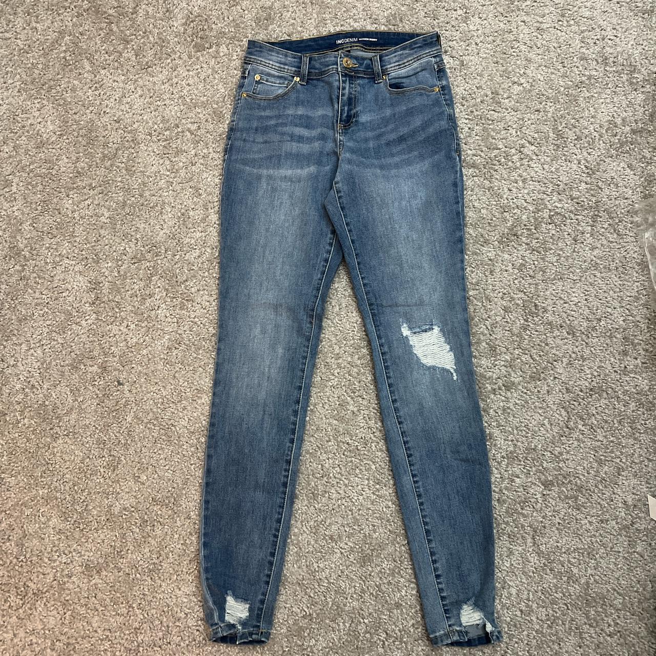 NEW Inc Denim Madison Skinny Size 2/26 Only tried... - Depop